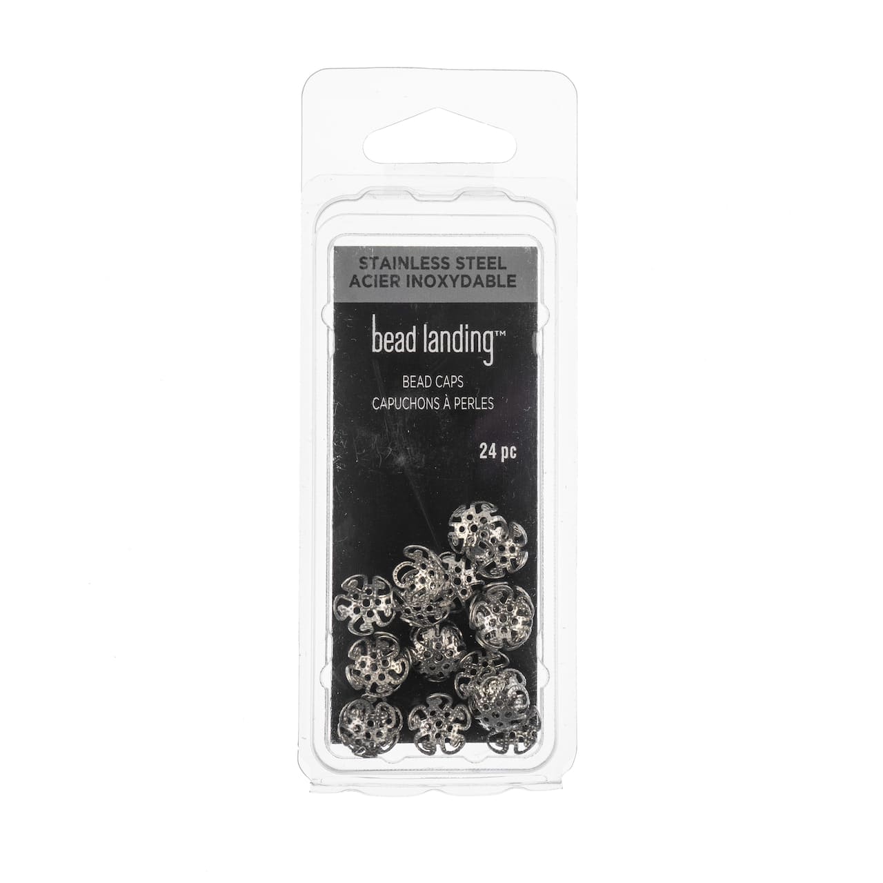 12 Packs: 24 ct. (288 total) 8mm Metal Bead Caps by Bead Landing™